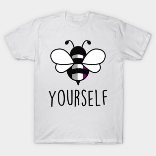 Cute Bee YourSelf Asexual Bee Gay Pride LGBT Rainbow Gift T-Shirt